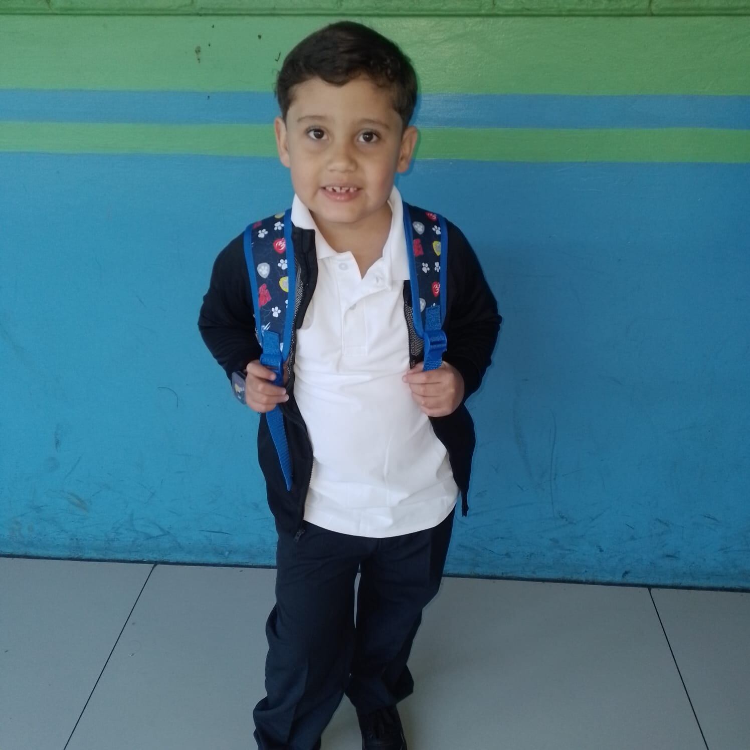 Gael Guevara entró este 2025 a primer grado de la escuela