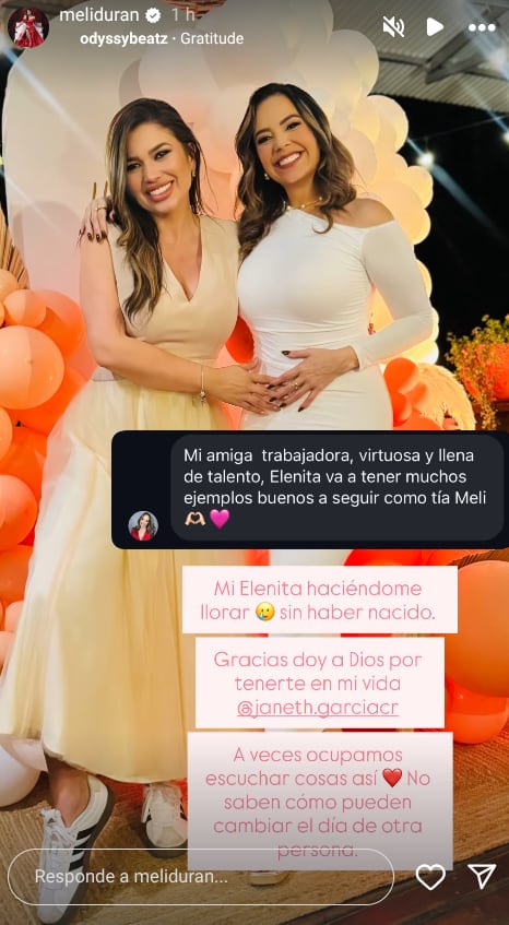 Melissa Durán fue sorprendida por conocida presentadora y esta fue su reacción