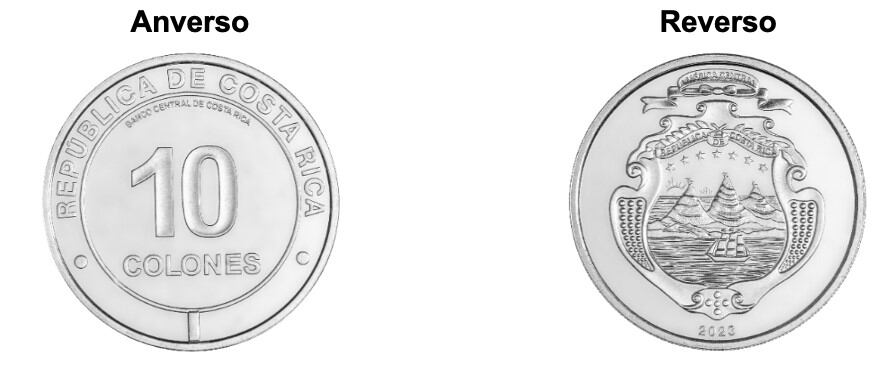 Se confirma que a partir de este viernes 4 de abril comienza a circular una nueva moneda de 10 colones que tiene un nuevo tamaño y es algo diferente a la que ya conocemos desde hace años.