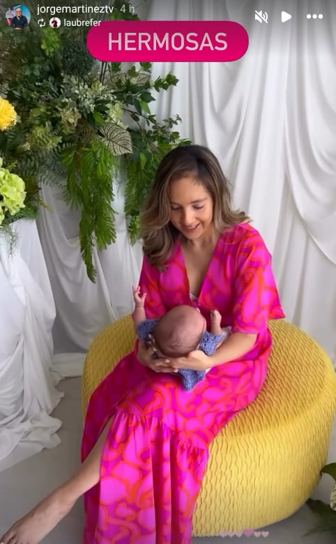 Laura Brenes y Jorge Martínez se convirtieron en papás hace casi dos meses