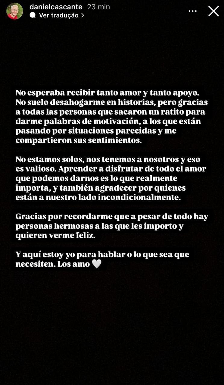 Hijo de Omar Cascante se desahoga sobre una situación muy personal que lo agobia