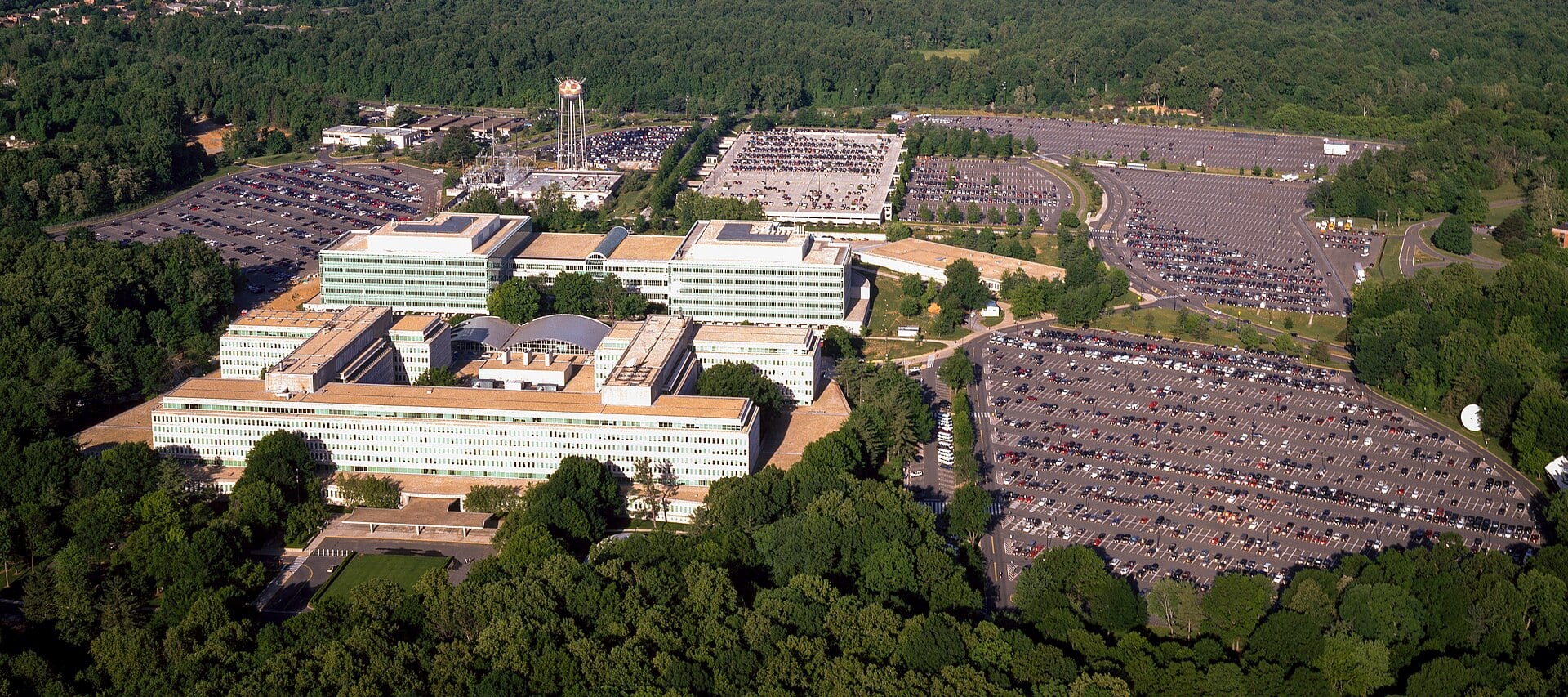 Vista aérea de la sede de la Agencia Central de Inteligencia, en Langley, Virginia, Estados Unidos.