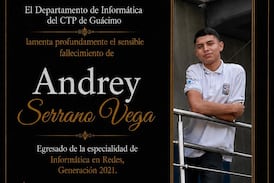 Joven asesinado en Guácimo era egresado destacado del CTP: así lo describen en el colegio