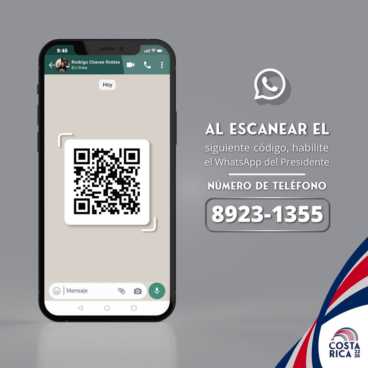 El WhatsApp del Presidente