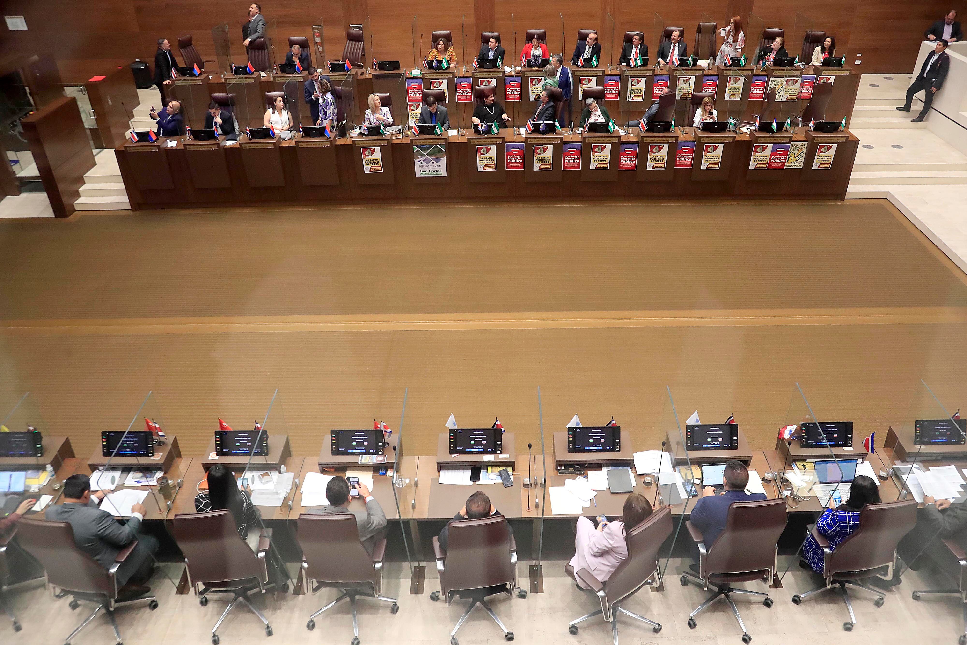 25/09/2023    Asamblea Legislativa. Sesión de plenario legislativo en la que los diputados aprobaron rebaja al marchamo.