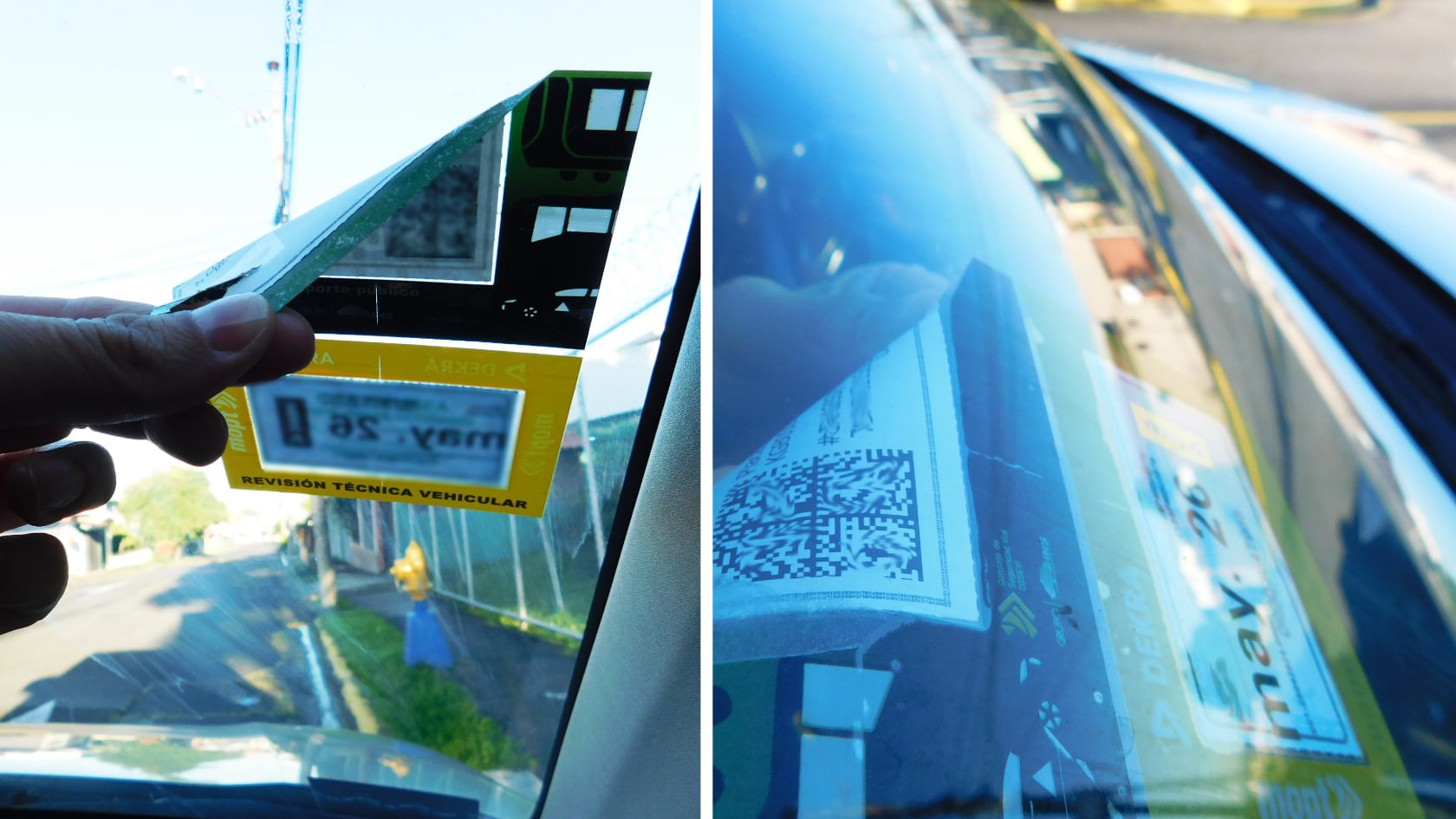 Sticker del marchamo 2026 ya se puede colocar. Tránsito aclara cómo usarlo correctamente y evitar multas.