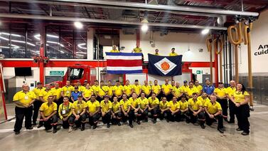 Bomberos de Costa Rica se unen a la búsqueda de sobrevivientes tras los terremotos en Venezuela