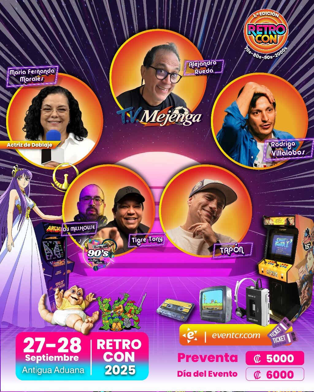 Retro Con tendrá lugar los días 27 y 28 de setiembre.