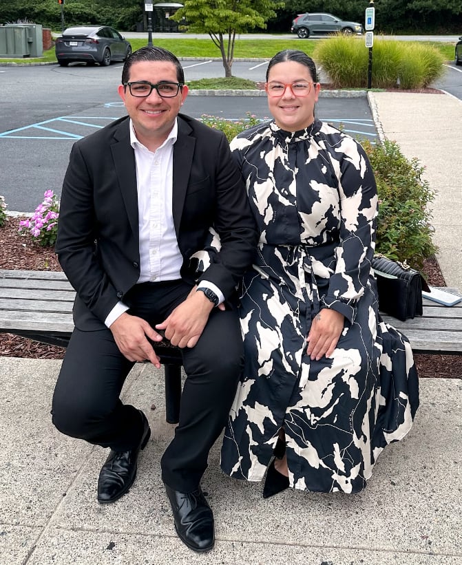 Elías Alvarado y su esposa Tania Mata