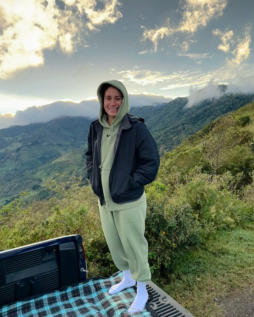 Carolina Venegas, exdelantera del Saprissa contó cómo vive su vida fuera de la cancha. Instagram Carolina Venegas.