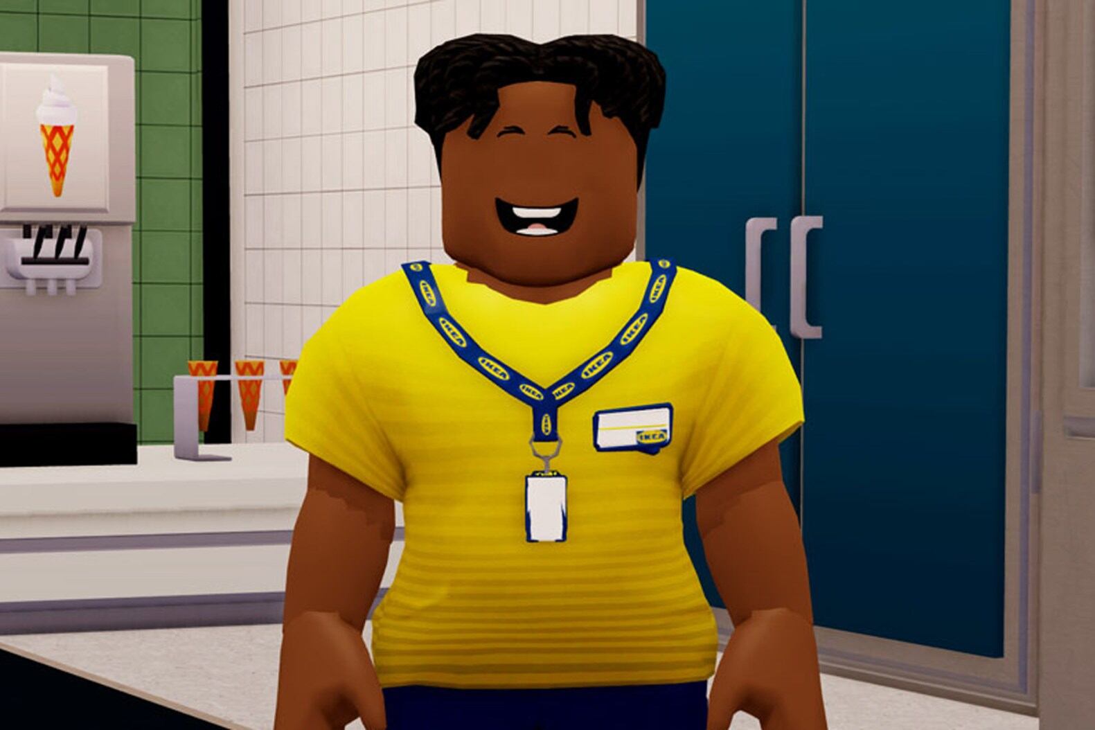 Ikea está a punto de inaugurar una tienda en el popular videojuego Roblox y están buscando trabajadores. Foto: Wired.