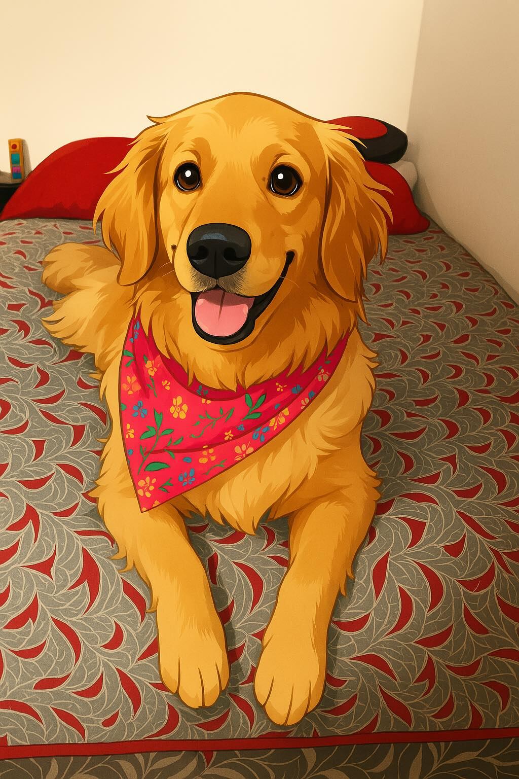 En diciembre del 2023, la vida de doña Karen Alvarado dio un giro inesperado. Sus hijos, ya adultos, notaron que hacía falta una nueva compañía en casa y decidieron darle la sorpresa más tierna de su vida: una perrita golden retriever llamada Chloe