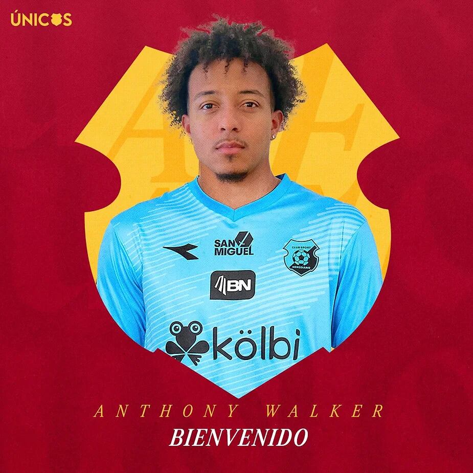 Anthony Walker, Herediano