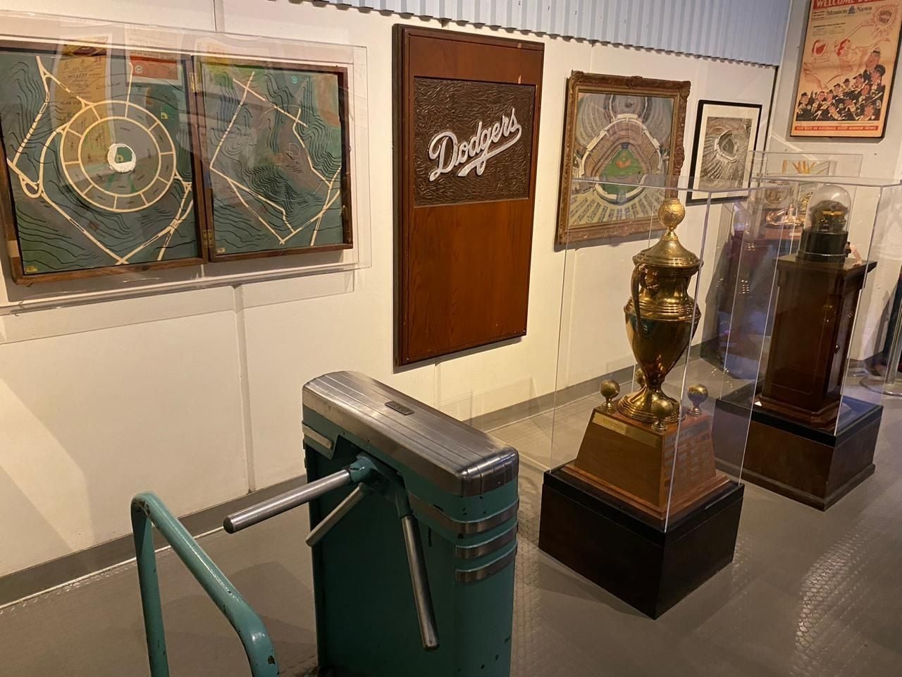 Los Angeles Dodgers conseva muy bien su historia.