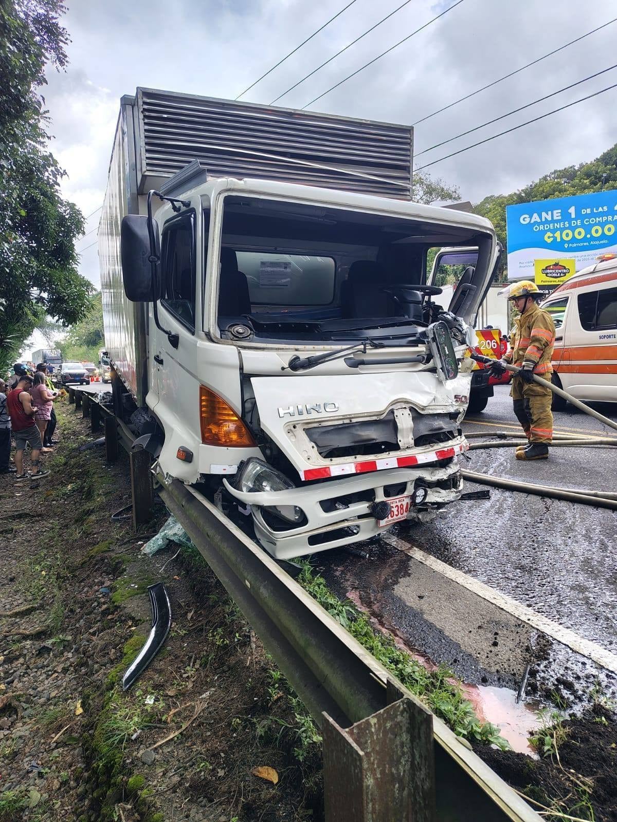 Fatal accidente en Palmares. Foto Choques en Costa Rica.