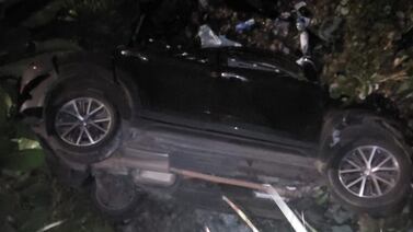 Joven mamá murió al volcarse tras perder el control de su carro