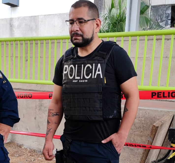 Francisco Quirós Campos. 16 años de servicio en la Fuerza Pública.