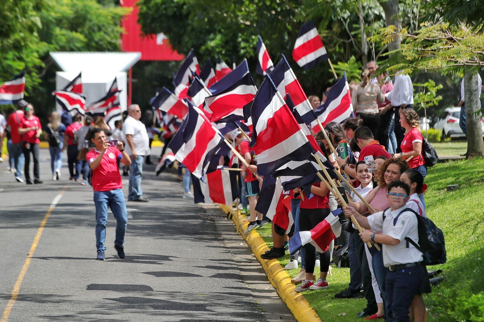 Salida de la Selección Nacional al aeropuerto