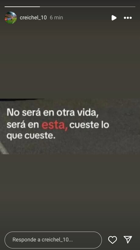 Este fue el mensaje de Creichel Pérez en redes.