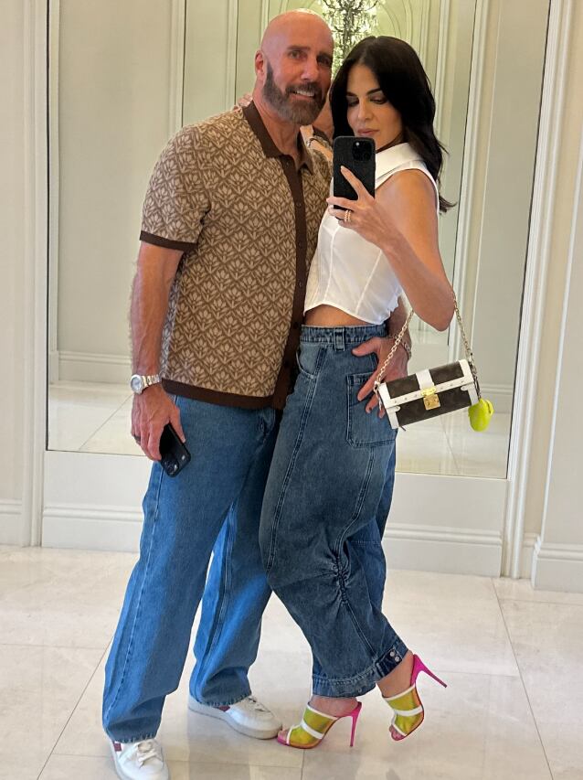 Lynda Díaz y su esposo Anthony Alfonso.