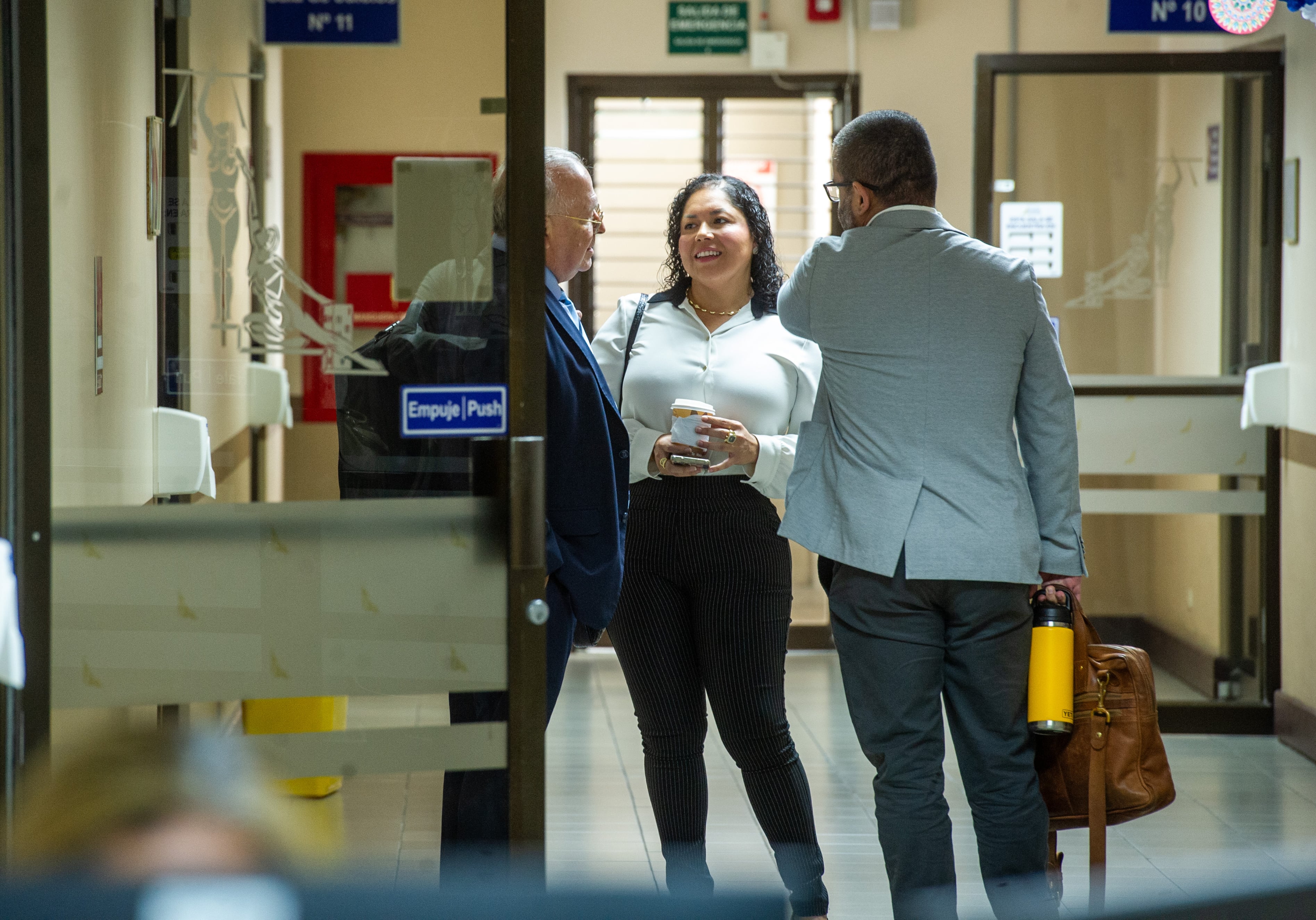 12/10/2026 Guadalupe, Trbinales de Goicoechea, sala de juicios , entre Maricruz Leiva y la doctora Jennifer Fallas, conocida como la “doctora de las misses”, . Fotografía: Marvin Caravaca.