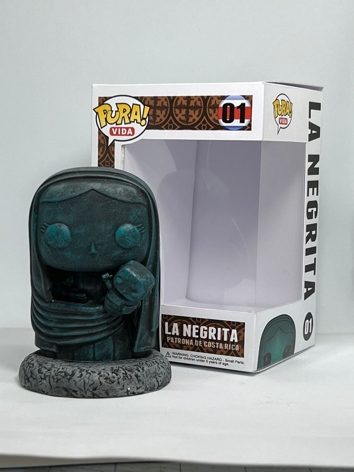 Don José Miguel Redondo Leandro, quien nació y se crió en el puro corazón de Cartago, le hizo caso a su hijo, José Alberto, a quien se le ocurrió la genial idea de hacer un Funko Pop de La Negrita