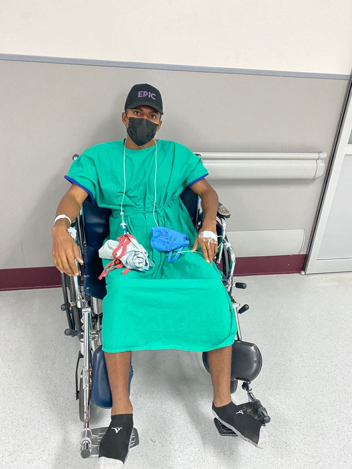 El atleta Gerald Drummond fue sometido a una operación el 24 de setiembre y deberá estar fuera de la pista un mes. Cortesía.