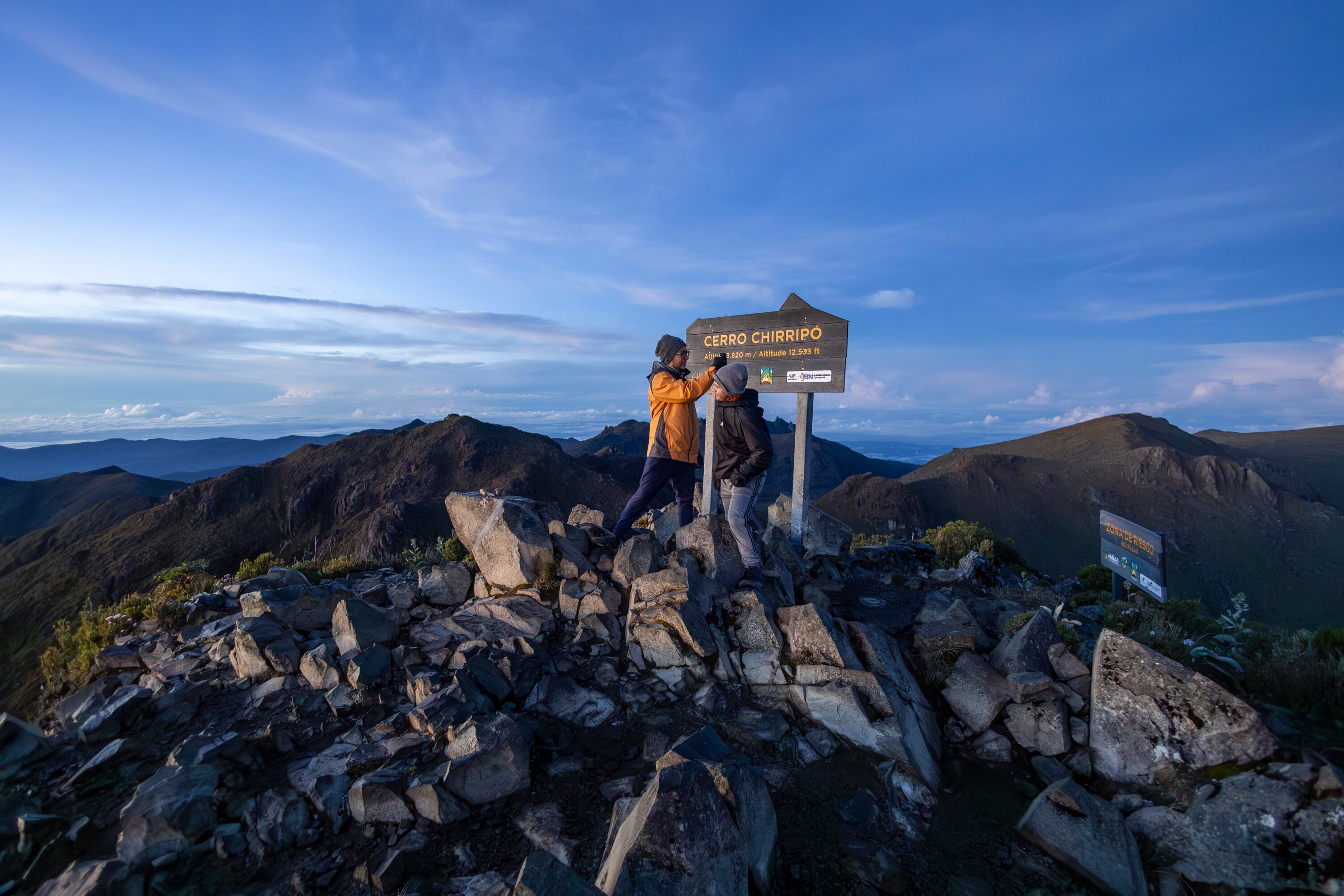 04/09/2024, San José, Cerro Chirripó, gira de La Teja a la cima del Cerro Chirripó, para explicar como es esa caminada hasta la cima y todo el proceso que hay que hacer para entrar al parque y recibir la atención en el albergue.