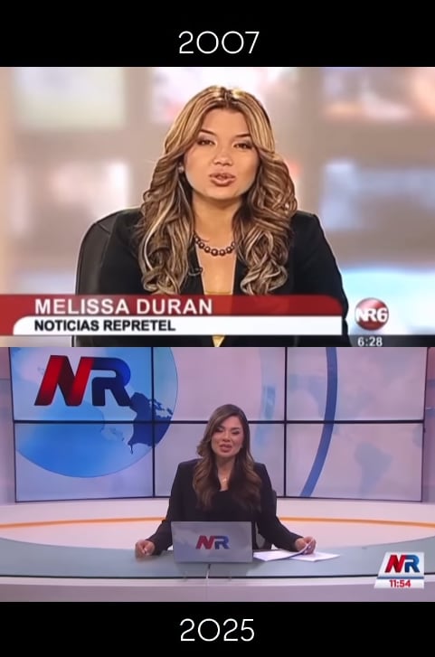 Melissa Durán aseguró este miércoles que a sus casi 39 años se ve igual que cuando tenía 21 primaveras.