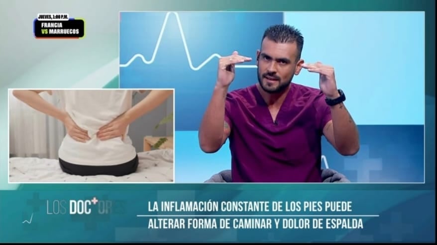 Bryron Garita, esposo de Glenda Peraza, debutó en el programa Los Doctores de Teletica.