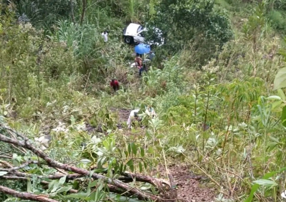 Una mamá falleció y su hijo está desaparecido al caer a un guindo