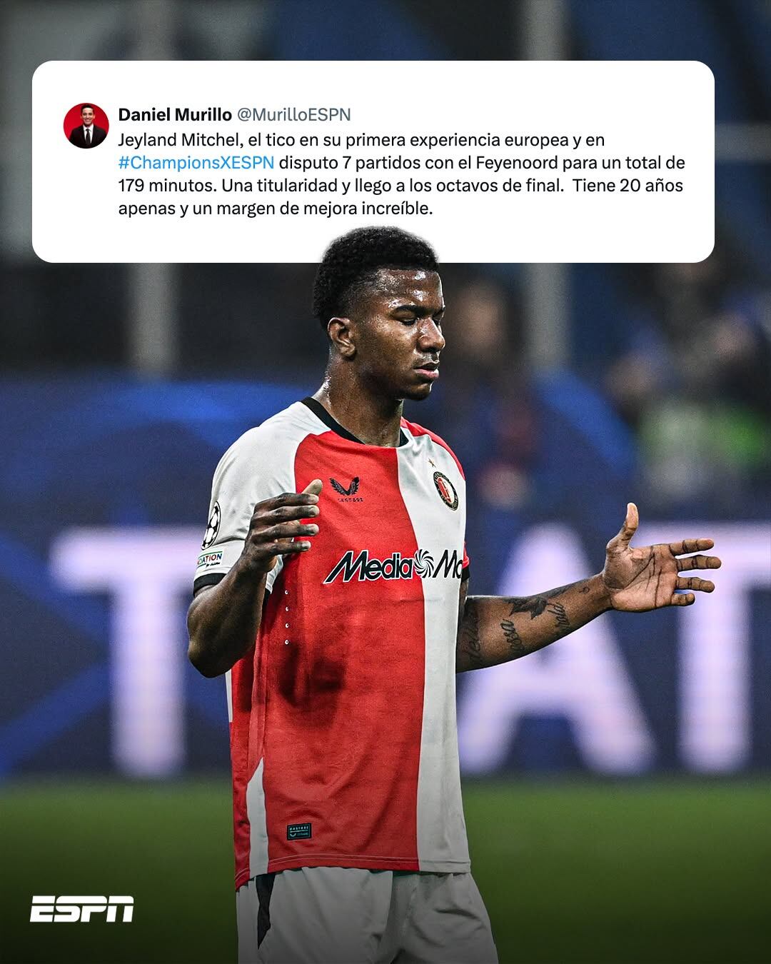 Esta fue la publicación de ESPN Centroamérica.