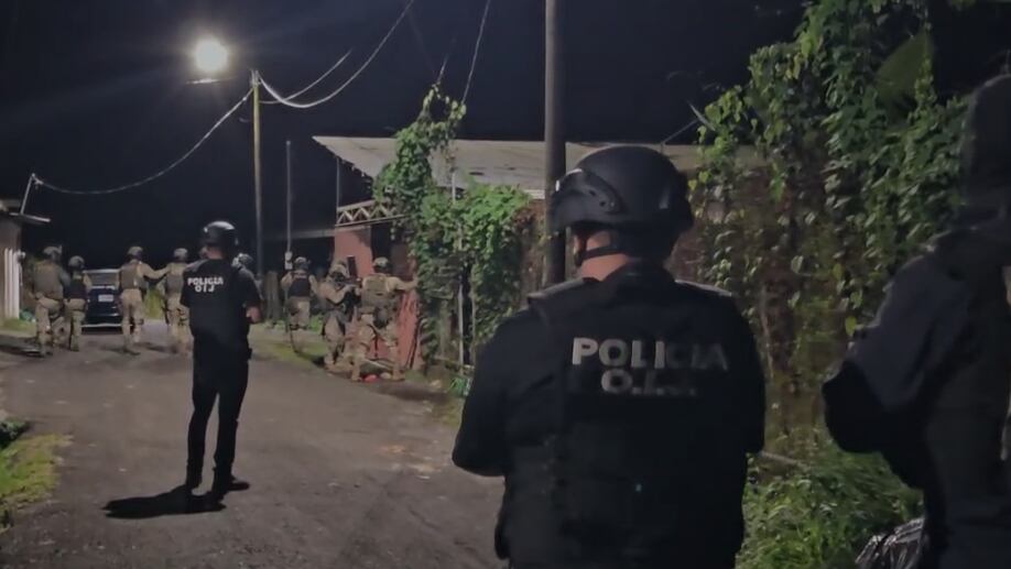 Caso Transportador: 12 personas detenidas sospechosas de siete homicidios y venta de drogas. Foto: OIJ