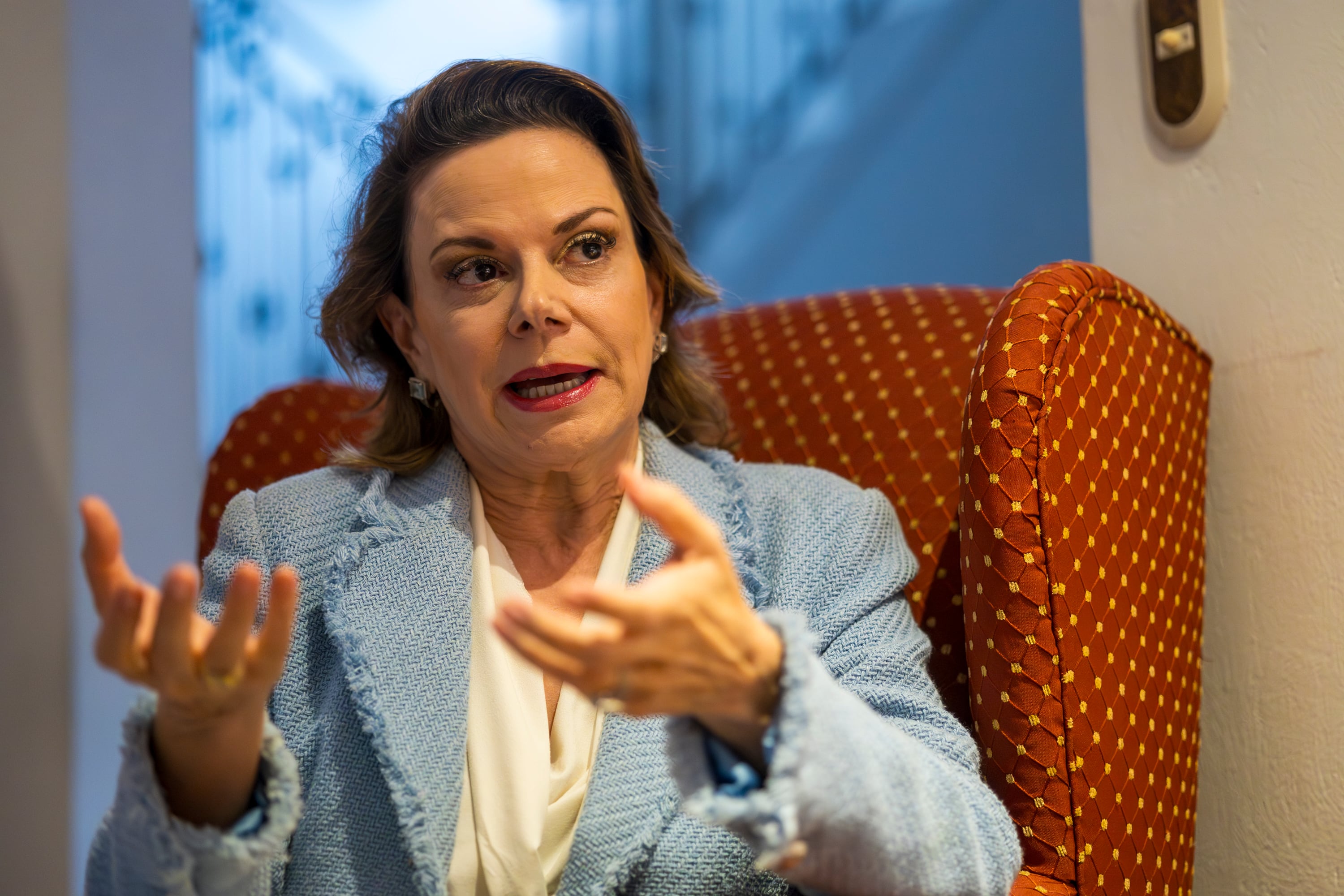 MATERIAL EXCLUSIVO DE LA SECCION GENTE HASTA SU PUBLICACION.
25/06/2024, San José, Guadalupe, entrevista con la ex vice presidenta de la república Ana Helena Chacón para la sección Gente.