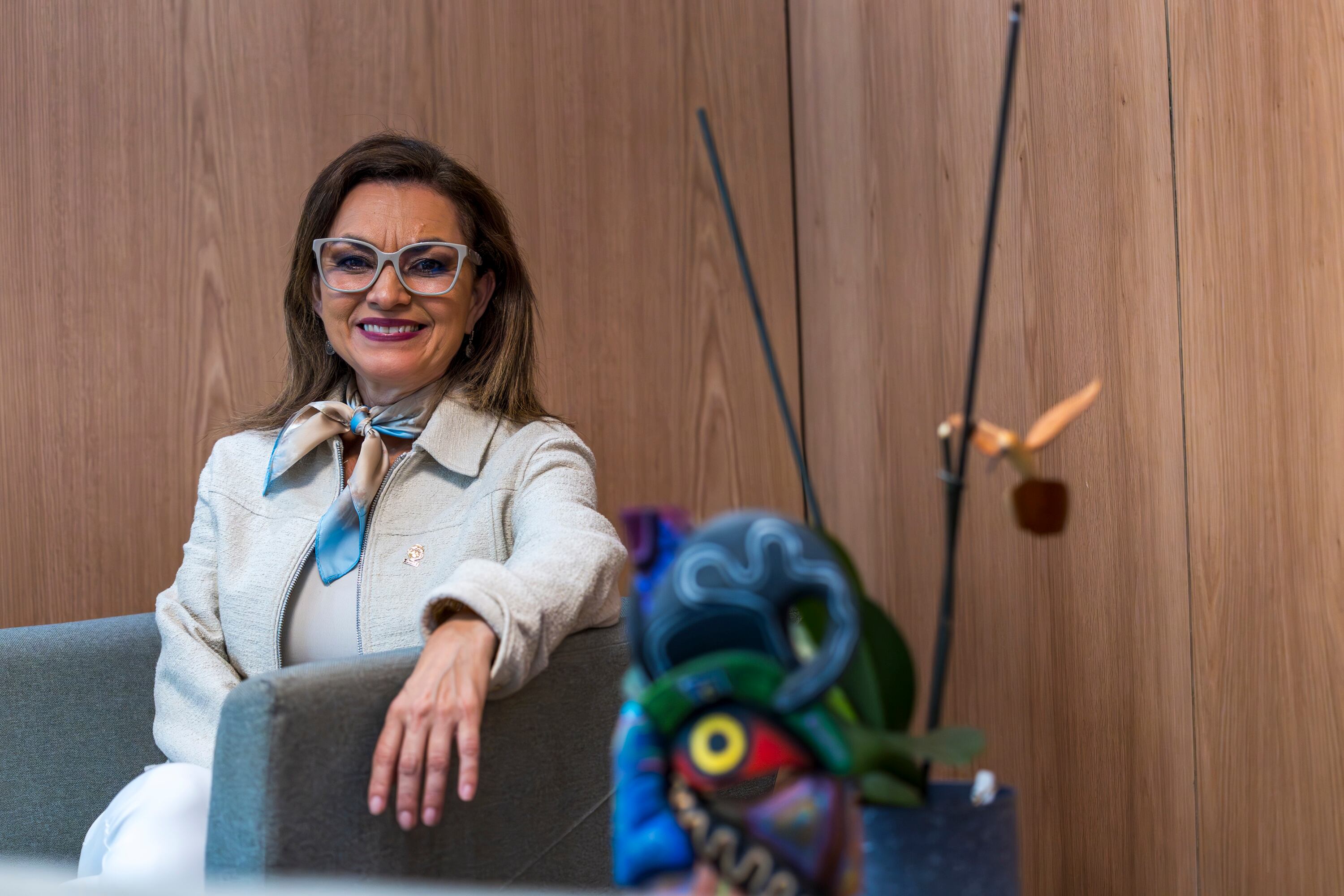 13/11/2024, San José, Asamblea Legislativa, entrevista con la diputada independiente Kattia Cambronero.