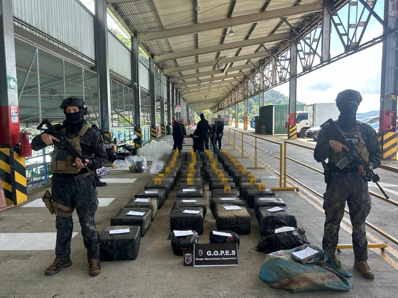 Decomiso de droga en el Pacífico