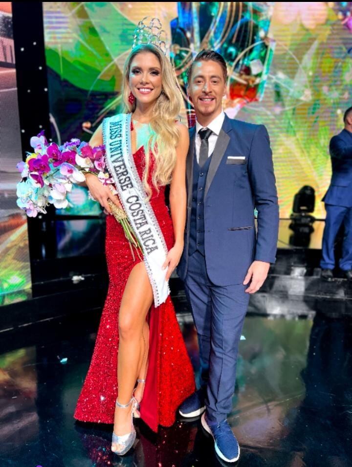 Javier y la Miss Costa Rica crearon una gran amistad