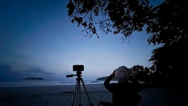 Fotos: Impresionante eclipse de Luna embelleció el cielo de Costa Rica