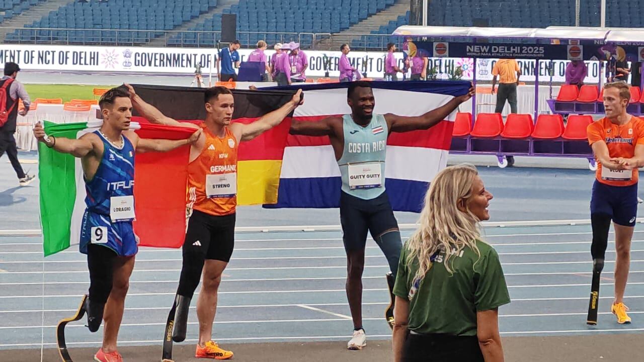 Sherman Guity obtuvo la medalla de plata en el mundial de paratletismo de Nueva Delhi, India.