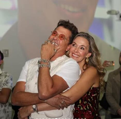 Carlos Vives y su esposa Claudia Elena Vásquez