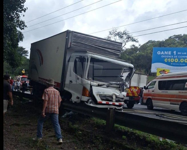 Mortal choque en Palmares. Foto ANI.