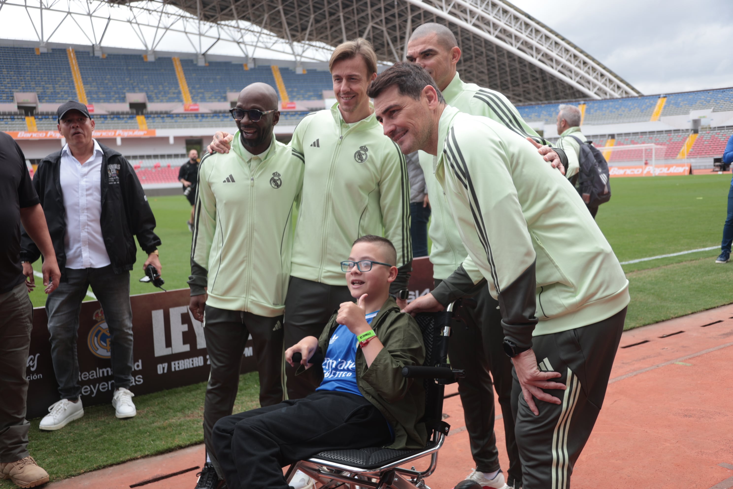 06/02/2026/ conferencia de prensa del evento Leyendas CR donde ex jugadores del Real Madrid y el Barcelona / Foto John Durán