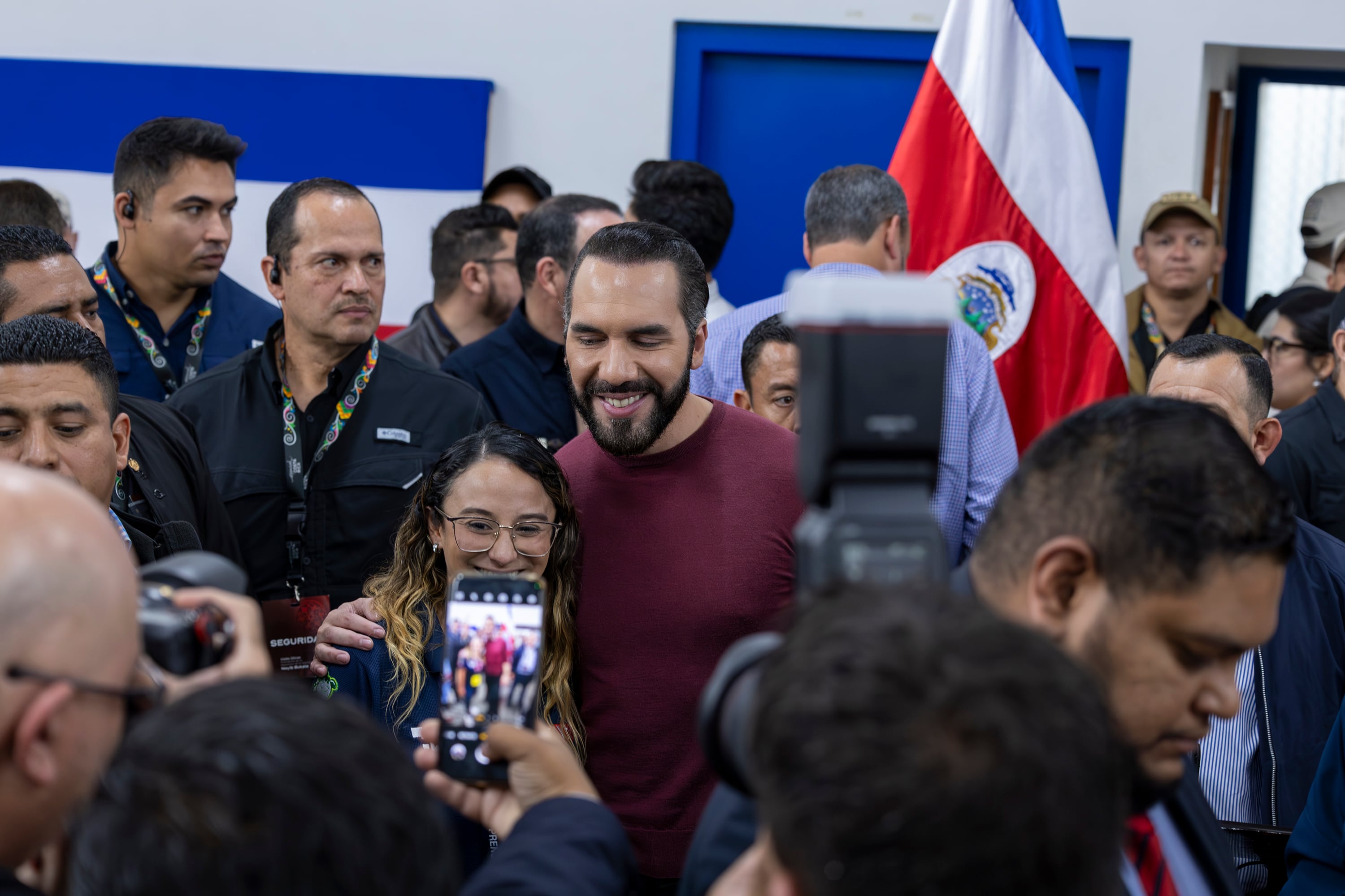 12/11/2024, Alajuela, Cárcel La Reforma, visita de el presidente Rodrigo Chaves junto con el presidente de El Salvador Nayib Bukele.