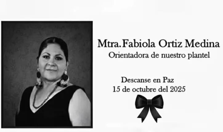 Fabiola Ortiz Medina fue asesinada frente al Colegio de Bachilleres 6, en Putla Villa de Guerrero.