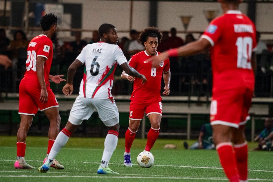 Panamá no la pasó bien en el partido eliminatorio contra Surinam.