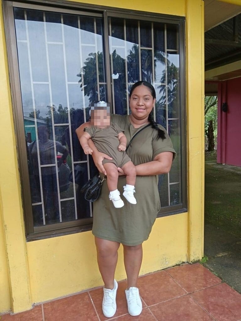 Perla Morena Lagos Oporta, era una madre soltera de una bebé de pocos meses. Perla fue asfixiada y el sospechoso huyó a Panamá. Foto: Mario Lagos para La Teja