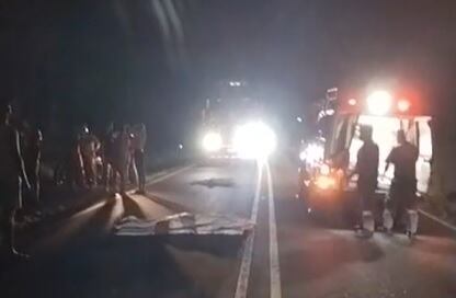 Al parecer, el ahora fallecido sería un hombre apellidado Calero. Foto Guatuso 24/7.