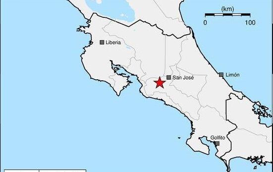 Sismo 4,1 sacudió Acosta y Puriscal. Foto RSN.