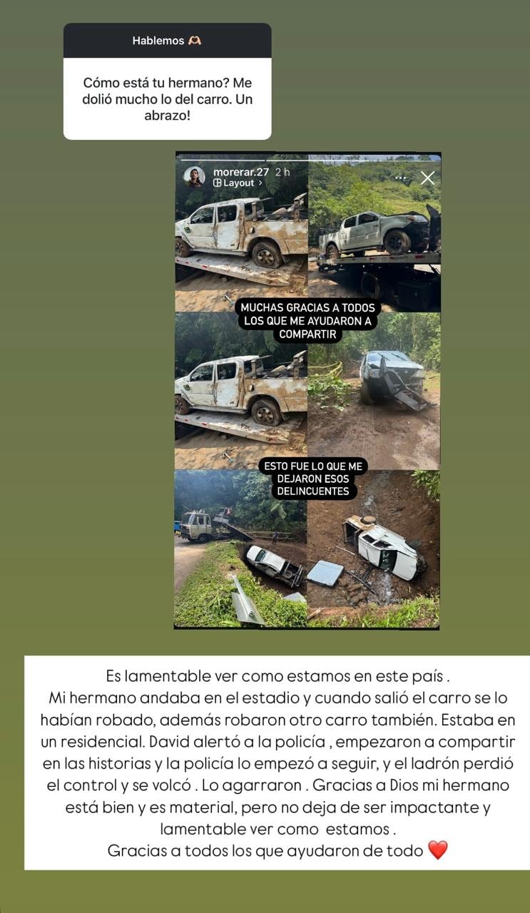 hermano de Ericka Morera