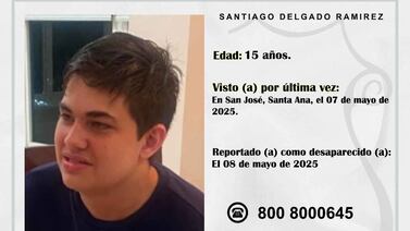 OIJ se pronuncia y dice lo que ocurre con Santiago Delgado, quinceañero que está desaparecido